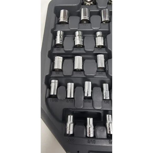 Vintage Alltrade 50 Pc SAE & Metric Socket Set New In Case - Picture 6 of 12